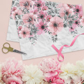 Romantic Elegant Antiek Floral-ontbinding Tissuepapier