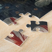 Romantic Elegant Baroque Flowers Oil Painting Legpuzzel (Zijkant)