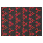 Romantic, Elegant  Damask Red Gothic Tafelkleed (Voorkant (Horizontaal))