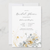 Romantic Elegant Floral Waterverf Vrijgezellenfees Kaart (Voorkant)