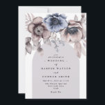 Romantic Elegant Light Airy Winter Floral Wedding Kaart<br><div class="desc">Romantic Elegant Light Airy Winter Floral Weddenschap</div>