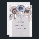 Romantic Elegant Light Airy Winter Floral Wedding Kaart<br><div class="desc">Romantic Elegant Light Airy Winter Floral Weddenschap</div>