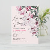 Romantic Elegant minimaal roze Vrijgezellenfeest Kaart (Staand voorkant)