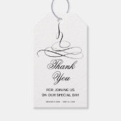 Romantic Elegant Minimalist Cursive Simple Wedding Cadeaulabel (Voorkant)