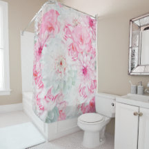 Romantic Elegant Roze Floral gekleurd