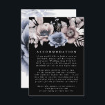 Romantic Elegant Waterverf Floral Wedding Informatiekaartje<br><div class="desc">Romantic Elegant Waterverf Floral Wedding Enclosure Card</div>