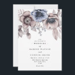 Romantic Elegant Waterverf Floral Wedding Kaart<br><div class="desc">Romantic Elegant Waterverf Floral Wedding</div>