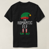 Romantic Elf Funny Sibling Matching Family Group C T-shirt (Design voorkant)