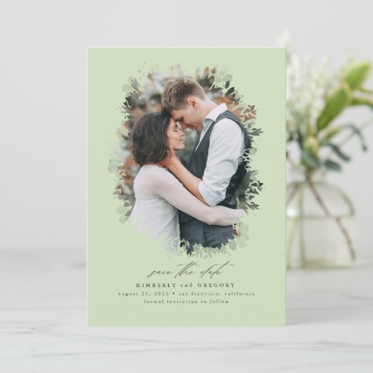 Romantic en Dreamweaver sparen de Foto van de Datu Save The Date (Staand voorkant)