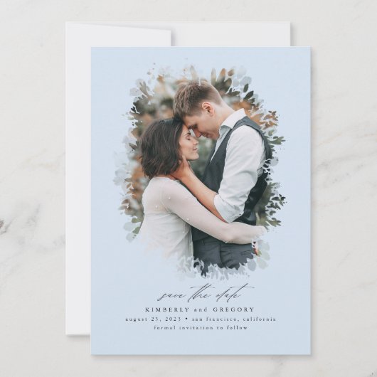 Romantic en Dreamweaver sparen de Foto van de Datu Save The Date (Voorkant)