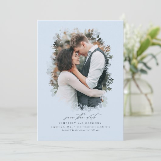 Romantic en Dreamweaver sparen de Foto van de Datu Save The Date (Staand voorkant)