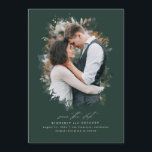 Romantic en Dreamweaver sparen de Foto van de Datu Save The Date<br><div class="desc">Droge zomersfoliën slaan de datumfotokaarten op</div>