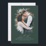 Romantic en Dreamweaver sparen de Foto van de Datu Save The Date<br><div class="desc">Droge zomersfoliën slaan de datumfotokaarten op</div>