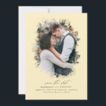 Romantic en Dreamweaver sparen de Foto van de Datu Save The Date<br><div class="desc">Droge zomersfoliën slaan de datumfotokaarten op</div>