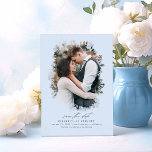 Romantic en Dreamweaver sparen de Foto van de Datu Save The Date<br><div class="desc">Droge zomersfoliën slaan de datumfotokaarten op</div>