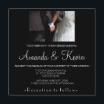 Romantic en Elegant Wedding Couple Holding Hands Kaart<br><div class="desc">Een romantische en elegante trouwuitnodiging met een foto van een paar dat handen vasthoudt. Het afbeelding richt zich op de koppels die in elkaar botsten in liefde,  terwijl ze hun fancy trouwkleding dragen. Ze ging in haar trouwjurk en hij in zijn tux. Pas je eigen gegevens aan.</div>