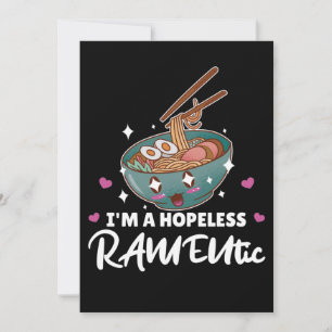 Romantic en grappig woordvoerder van Ramen Kaart