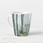 Romantic Enchanted Forest Christmas Latte Mok (Linkerhoek)