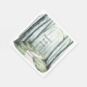 Romantic Enchanted Forest Wedding Servet (Hoek)