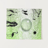 Romantic Enchanting Scenery Love Story Wandkleed (Voorkant (horizontaal))