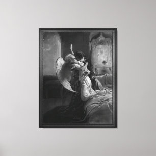 Romantic Encounter van Mihaly von Zichy Canvas Afdruk