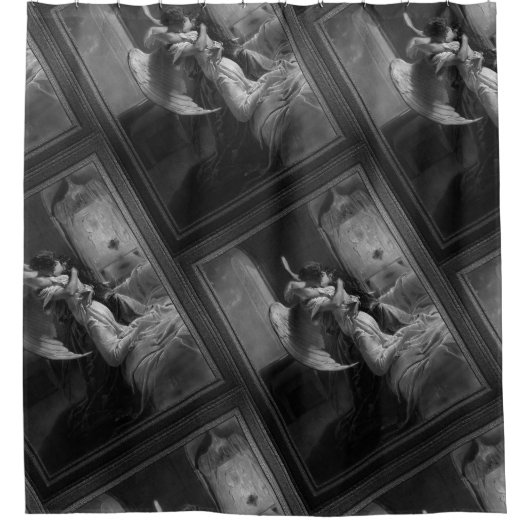 Romantic Encounter van Mihaly von Zichy Douchegordijn (Voorkant)