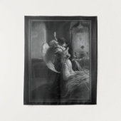 Romantic Encounter van Mihaly von Zichy Wandkleed (Voorkant)