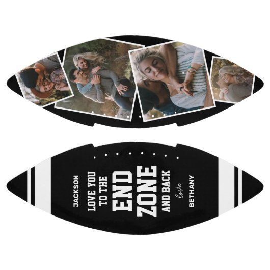 Romantic "End Zone and Back" 4 Photo American Football (Panelen)