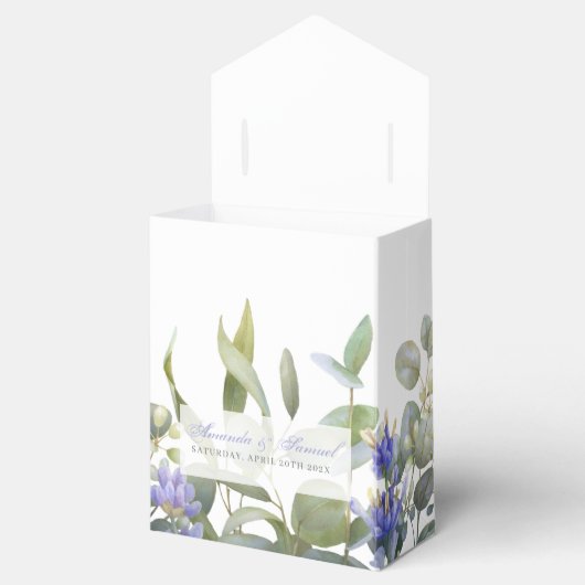 Romantic Eucalyptus & Lavender Weddenschap Bedankdoosjes