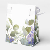 Romantic Eucalyptus & Lavender Weddenschap Bedankdoosjes (Achterkant)