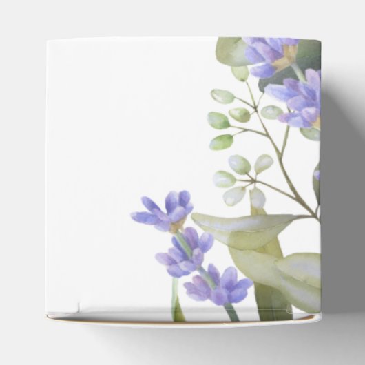 Romantic Eucalyptus & Lavender Weddenschap Box Bedankdoosjes (Bovenkant)