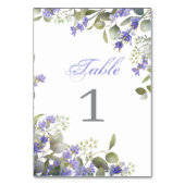 Romantic Eucalyptus & Lavender Weddenschap Kaart (Voorkant)