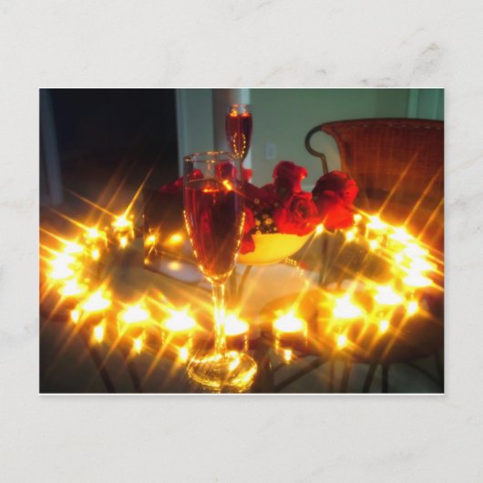 Romantic Evening Briefkaart (Voorkant)