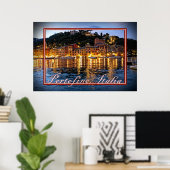 Romantic Evenings in Portofino, Italië Poster (Thuiskantoor)