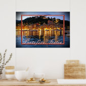 Romantic Evenings in Portofino, Italië Poster (Keuken)