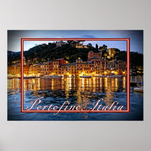 Romantic Evenings in Portofino, Italië Poster
