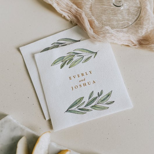 Romantic Evergreen Servet