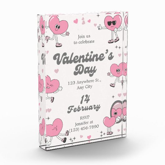 ​Romantic Every Day is Valentine's Custom Greeting Fotoblokken (Links)