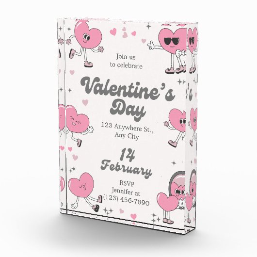 ​Romantic Every Day is Valentine's Custom Greeting Fotoblokken (Rechts)