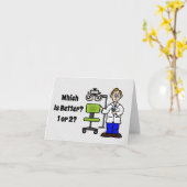 Romantic Eye Doctor Wenskaart Kaart (Gele Bloem)