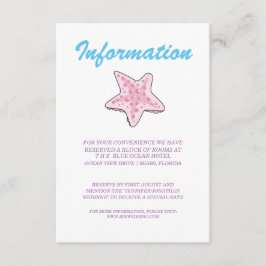 Romantic Fairy Tale Mermaid Informatiekaartje