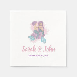 Romantic Fairy Tale Mermaid Wedding Servet
