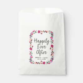 Romantic Fairytale Blossom Wreath Wedding Bedankzakje