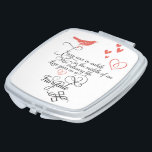 Romantic Fairytale bruiloft Gift Mirrored Compact Make-up Spiegeltje<br><div class="desc">Romantic Fairytale bruiloft Gift Mirrored Compact</div>