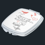 Romantic Fairytale bruiloft Gift Mirrored Compact Make-up Spiegeltje<br><div class="desc">Romantic Fairytale bruiloft Gift Mirrored Compact</div>