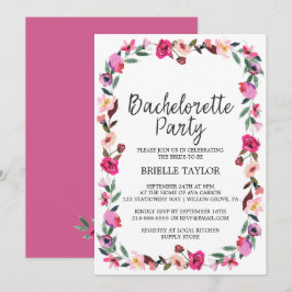 Romantic Fairytale partij: Bachelorette Kaart