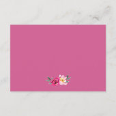 Romantic Fairytale Wreath Weddenschap Goed Informatiekaartje (Achterkant)