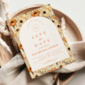 Romantic Fall Floral Wedding Save The Date