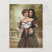Romantic Fantasy Couple Briefkaart (Voorkant)