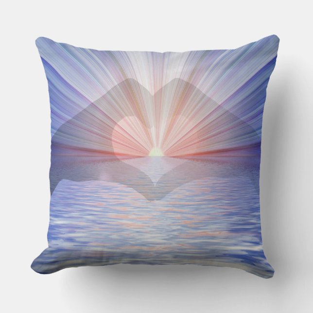 Romantic Fantasy Love Silhouette Kussen (Voorkant)